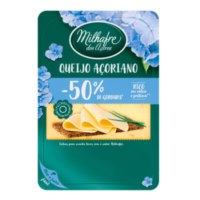 Queijo Milhafre em fatias cremosas com -50% de Gordura