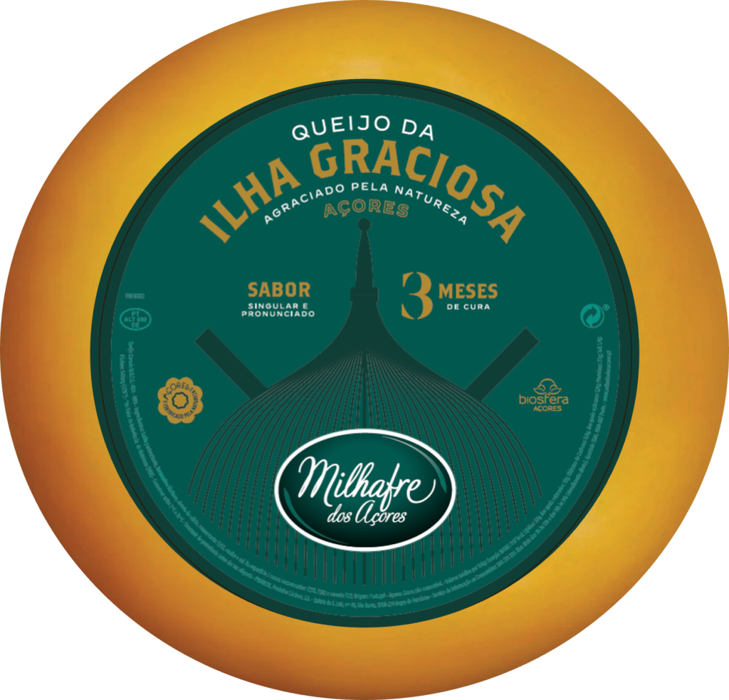 Queijo da Ilha Graciosa Milhafre dos Açores